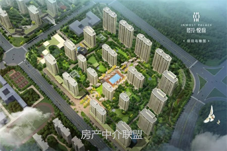 山水人家2室2厅1卫96m2中档装修